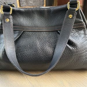 UGG black double handled shoulder bag